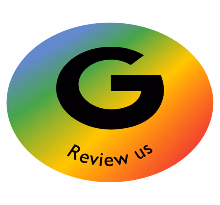 Tapete em vinil saldos avalie-nos no google - TenStickers