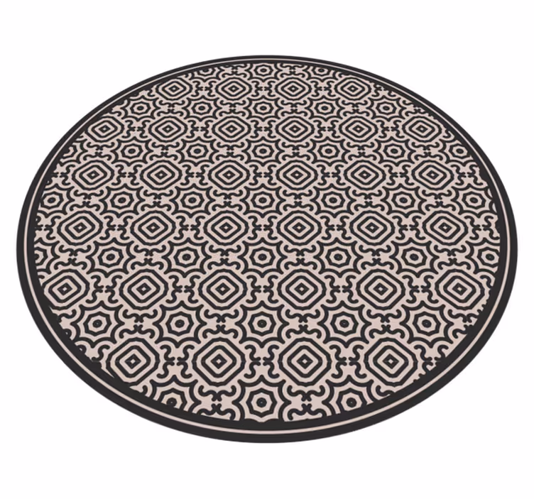 Ladrilhos sofi latte bege e preto - TenStickers