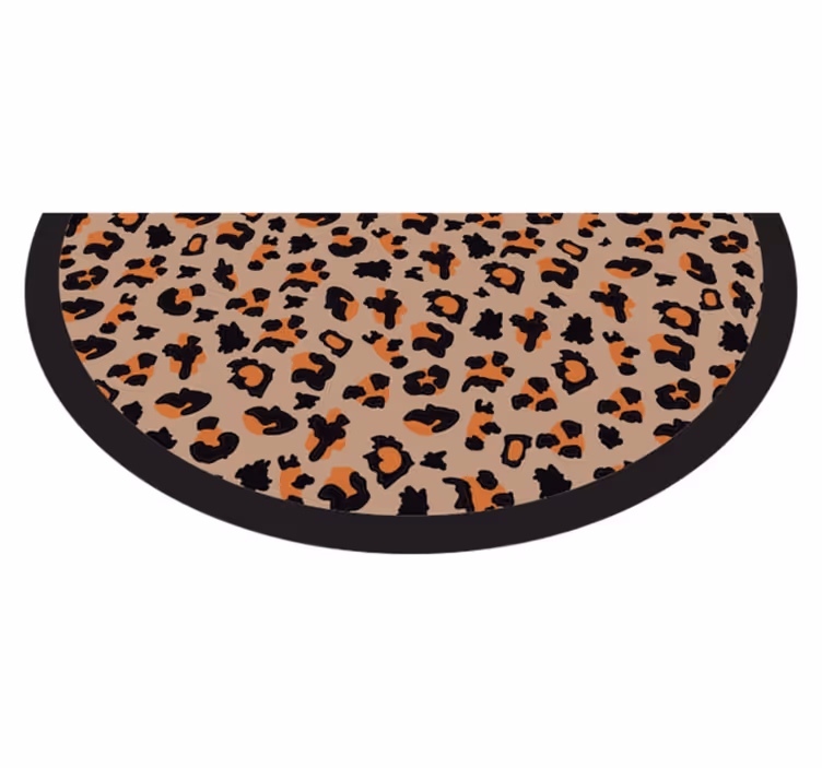 Tapete vinílico estampa de animal design ousado de leopardo - TenStickers
