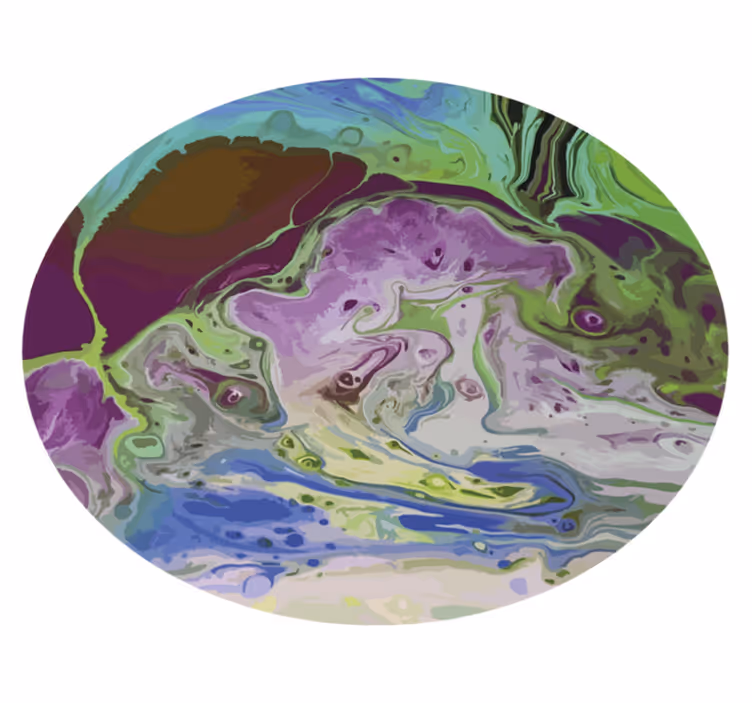 Tapete vinílico texturas padrões de cores em espiral - TenStickers