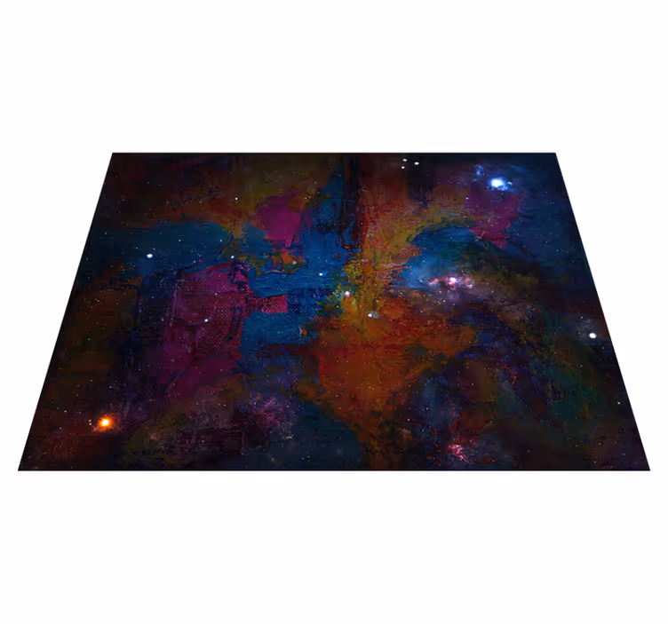 Tapete vinílico estrelas design do espaço cósmico - TenStickers