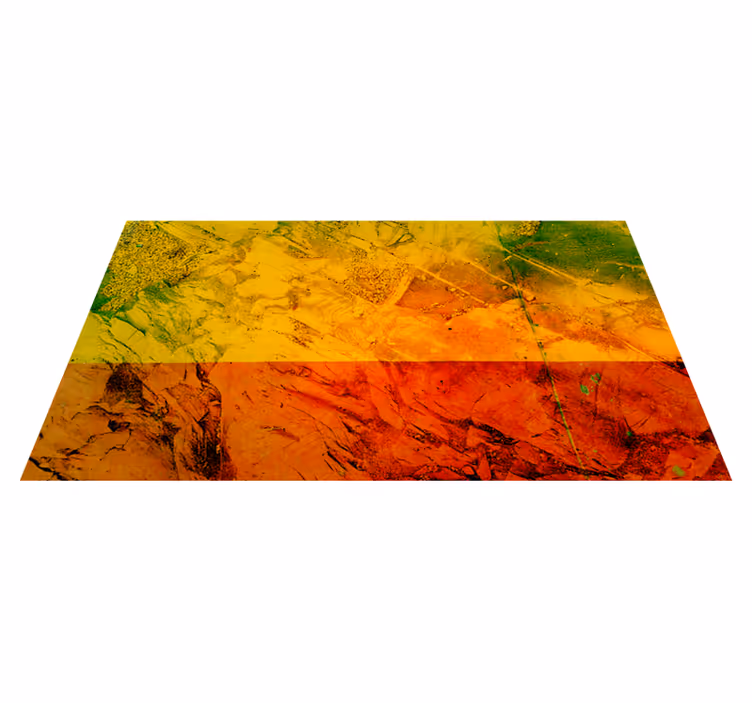 Tapete vinílico texturas camadas de cores quentes - TenStickers