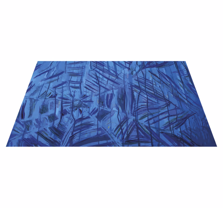Tapete azul tinta azul tapete moderno - TenStickers