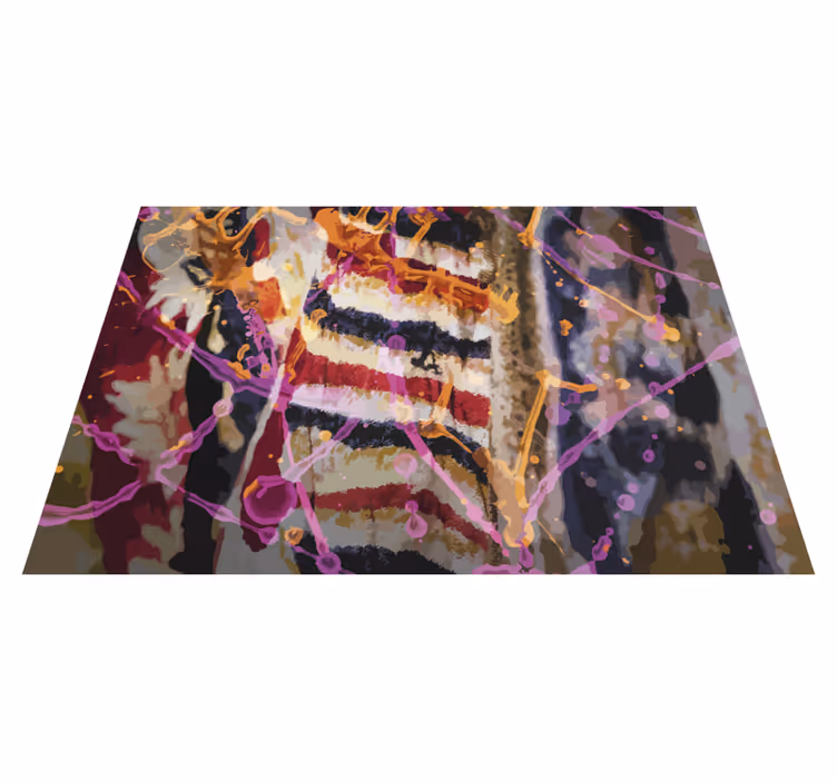 Tapete vinílico texturas fluxo de cores abstrato - TenStickers
