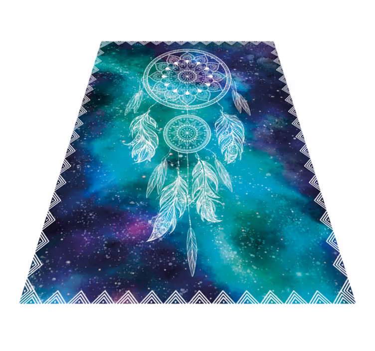 Tapete vinílico de mandala padrão de apanhador de sonhos - TenStickers