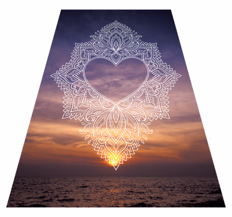 Tapete vinílico de mandala design elegante e sincero - TenStickers