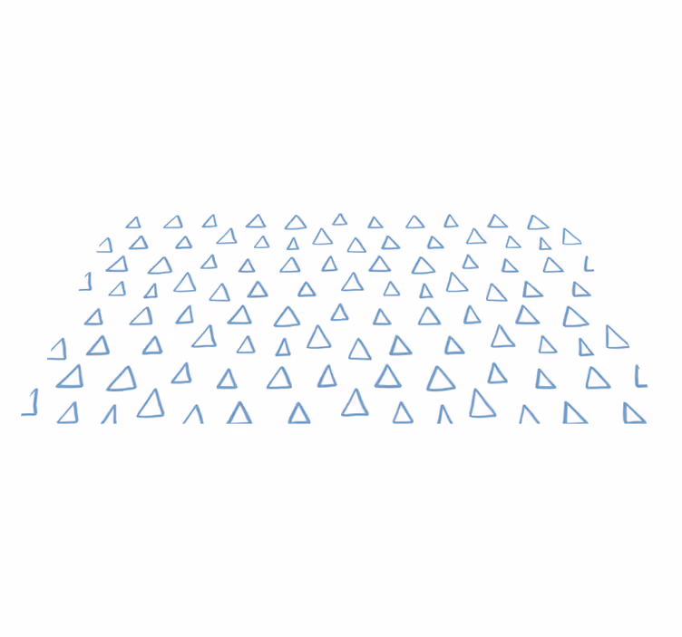 Tapete vinílico geométricas design com padrão triangular - TenStickers