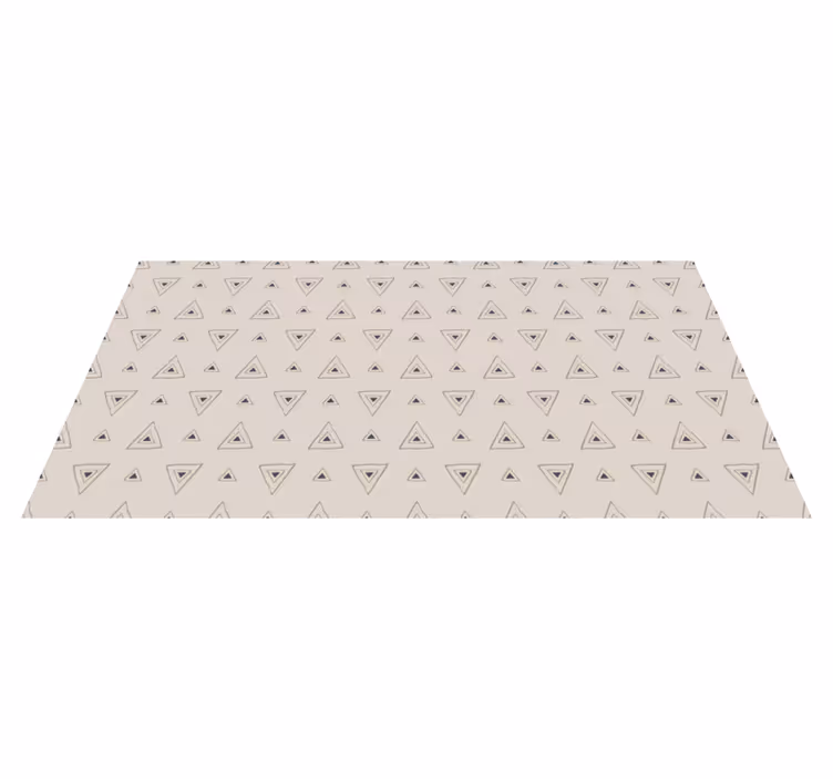 Tapete vinílico para bebés padrão triangular elegante - TenStickers