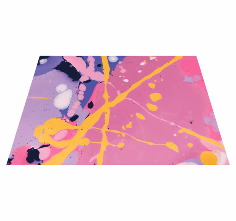 Tapete de vinil colorido com respingos - TenStickers