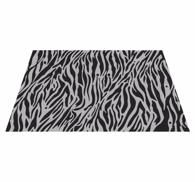 Tapete vinílico estampa de animal listras com padrão zebra - TenStickers