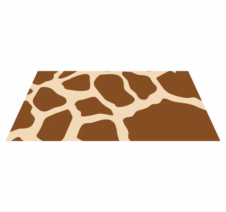 Tapete vinílico estampa de animal estilo de padrão de girafa - TenStickers