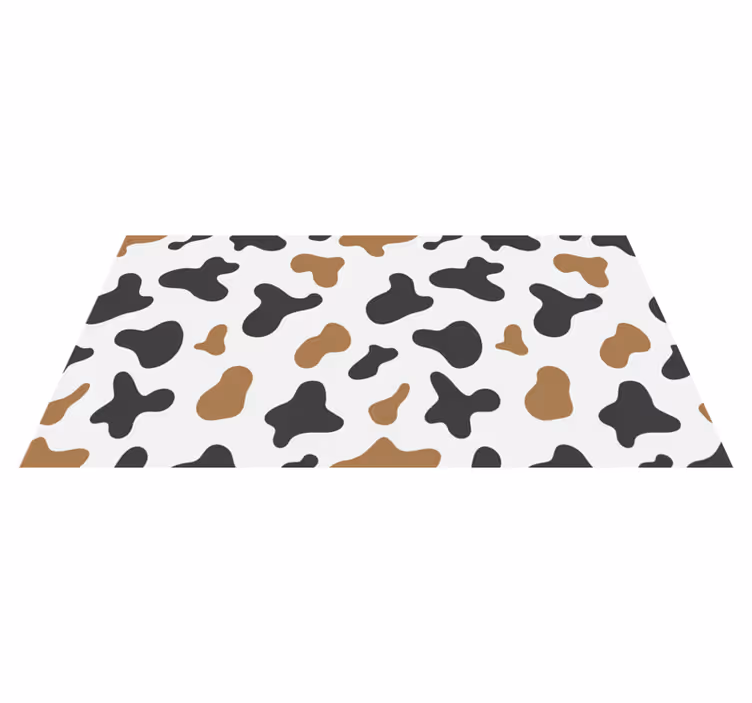 Vaca manchas tapete de vinil com estampa animal - TenStickers