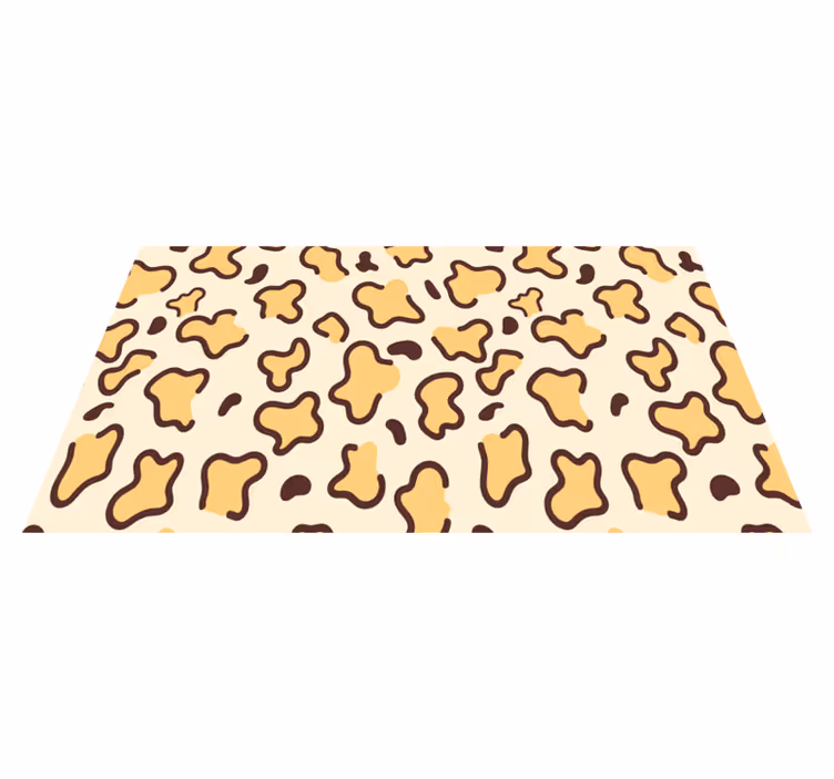 Tapete de vinil com pintas de animais com manchas de girafa - TenStickers