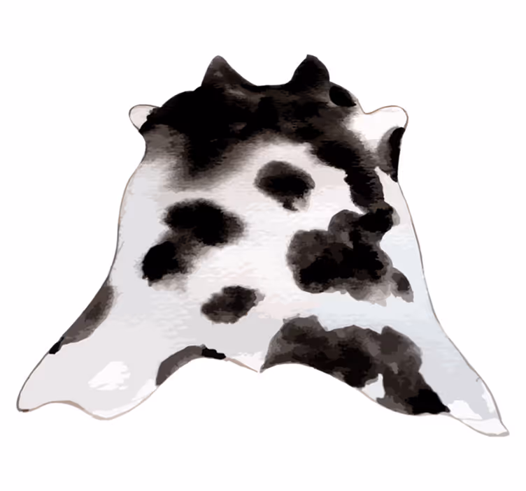 Tapete de vinil com estampa animal de vaca ocidental - TenStickers