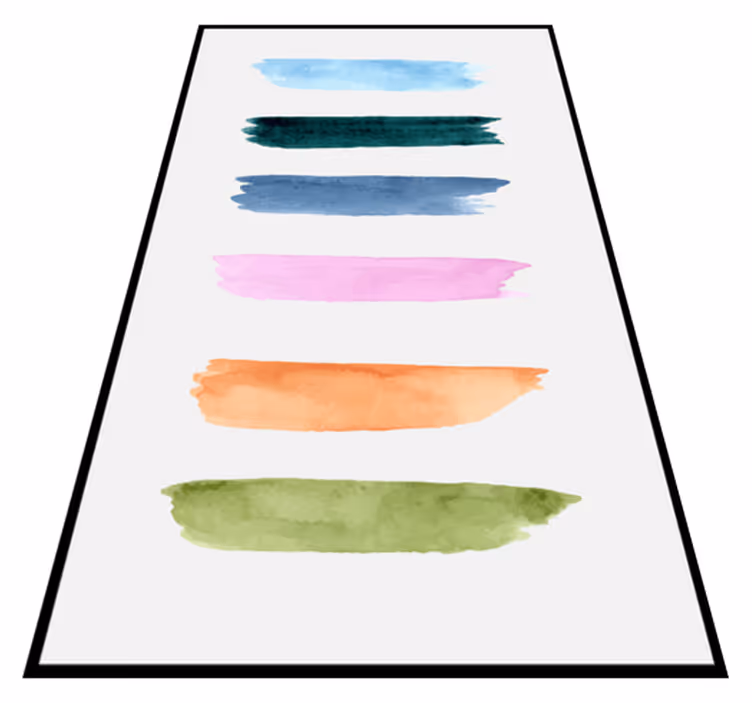 Tapete vinílico minimalista listras em aquarela - TenStickers