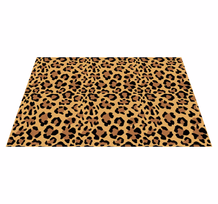 Tapete vinílico estampa de animal impressão de leopardo - TenStickers