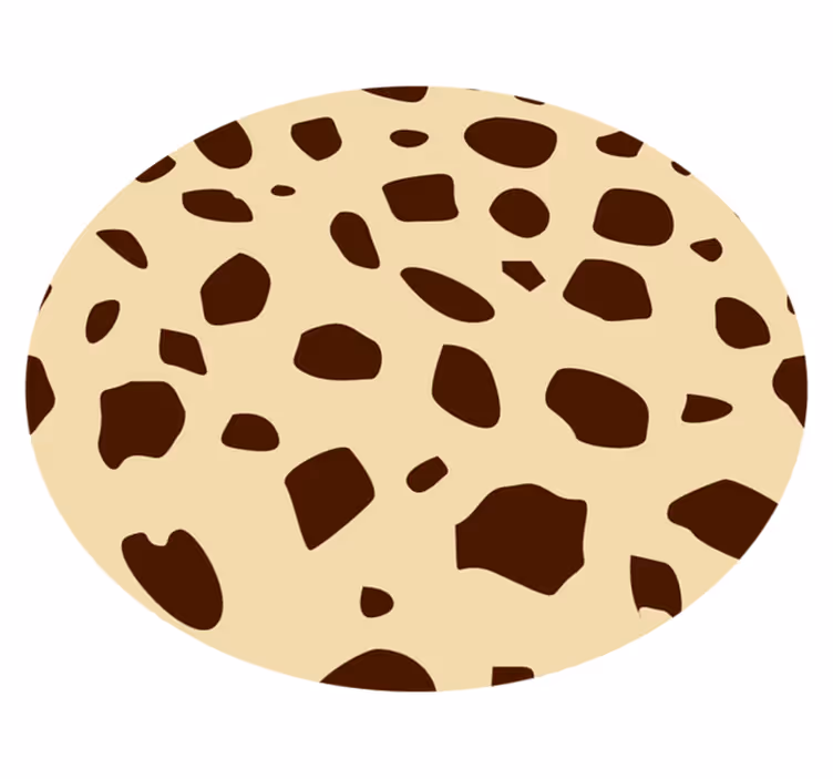 Tapete vinílico estampa de animal calor manchado - TenStickers