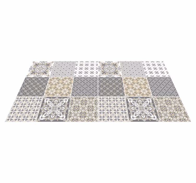 Tapete Efeito de mosaico de estilo marroquino - TenStickers