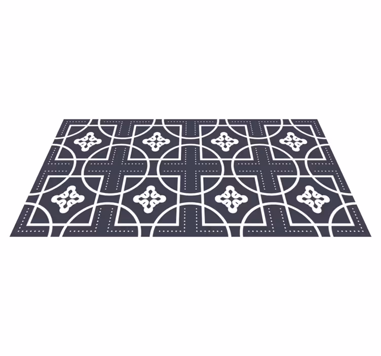 Tapete vinílico geométricas jogo de formas - TenStickers