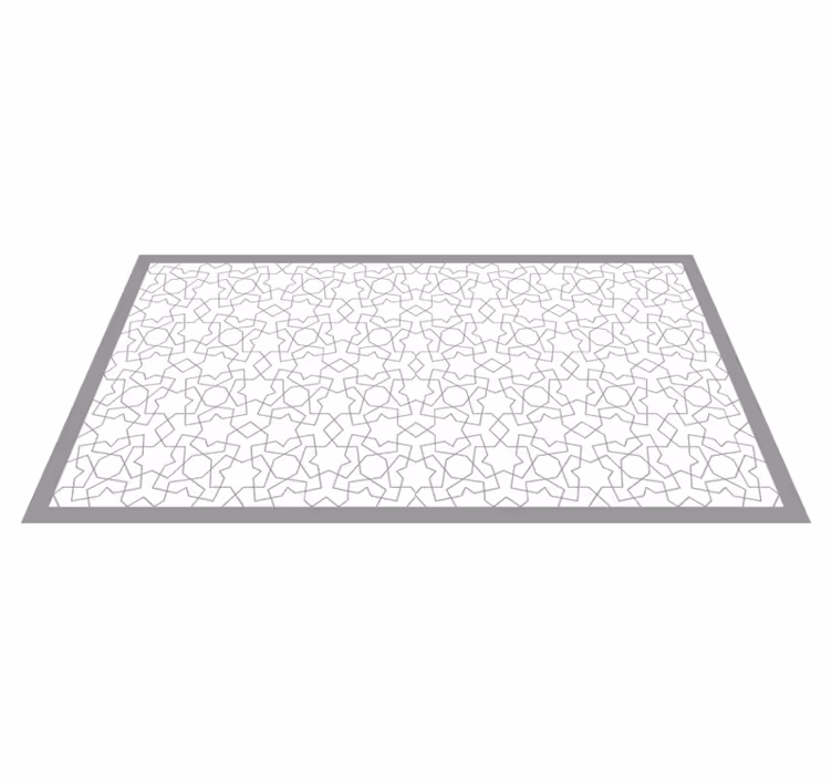 Tapete vinílico mosaico com motivos geométricos sofisticados - TenStickers