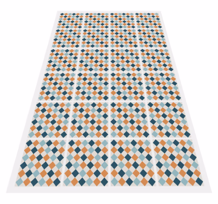 Tapete de vinil de mosaico de azulejos coloridos - TenStickers