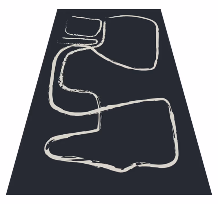 Tapete vinílico minimalista padrões de linhas abstratas - TenStickers