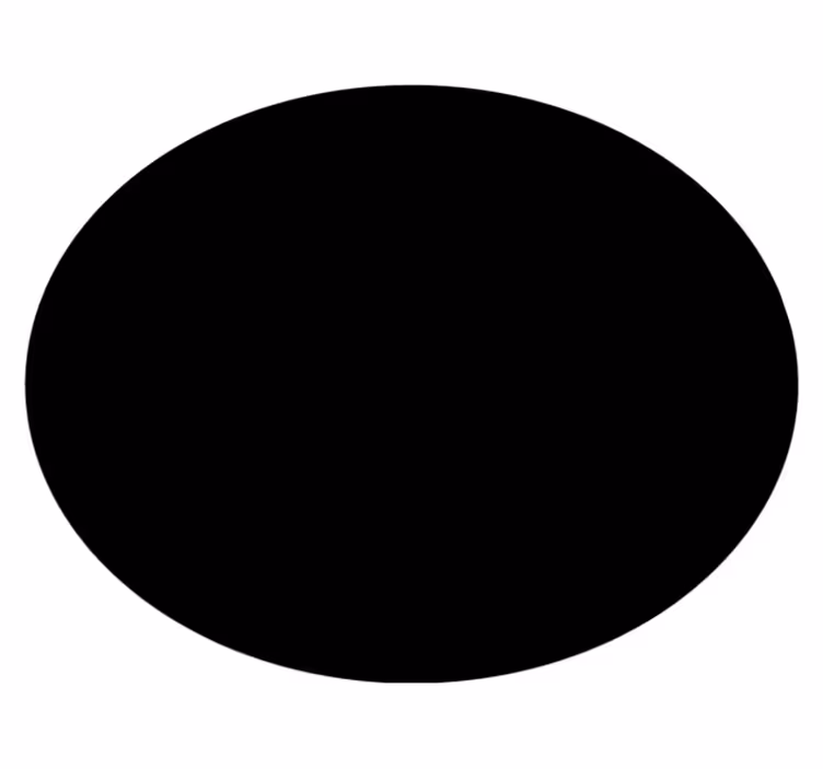 Tapete vinílico preto design circular - TenStickers