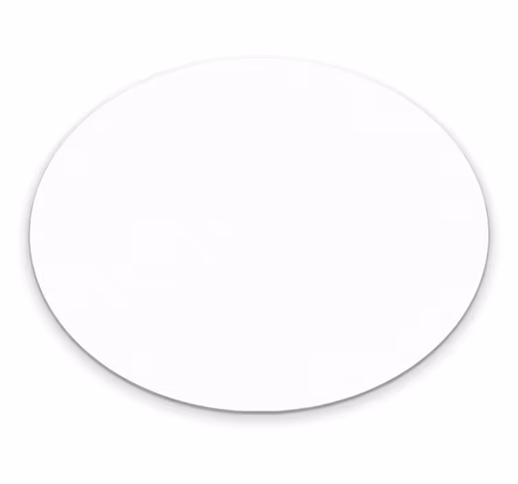 Tapete vinílico redondo estilo circular limpo - TenStickers