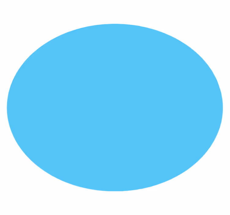 Tapete vinílico azul design circular monocromático - TenStickers
