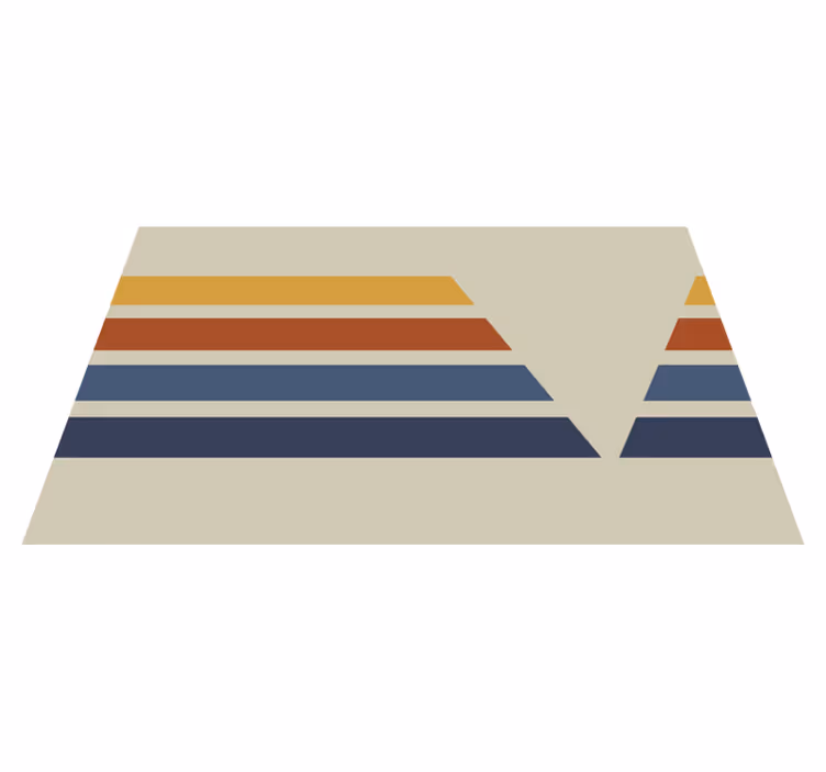 Tapete vinílico geométricas motivo de listras chevron - TenStickers