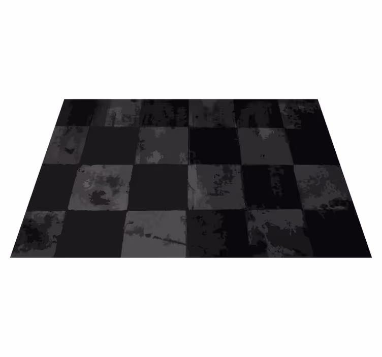 Tapete vinílico azulejos layout xadrez - TenStickers