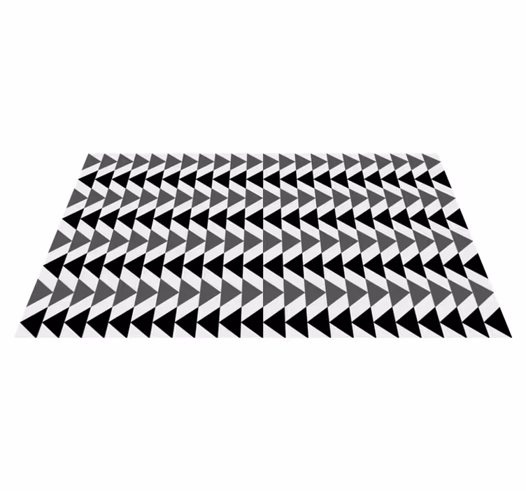 Tapete vinílico geométricas padrão triangular cinza - TenStickers