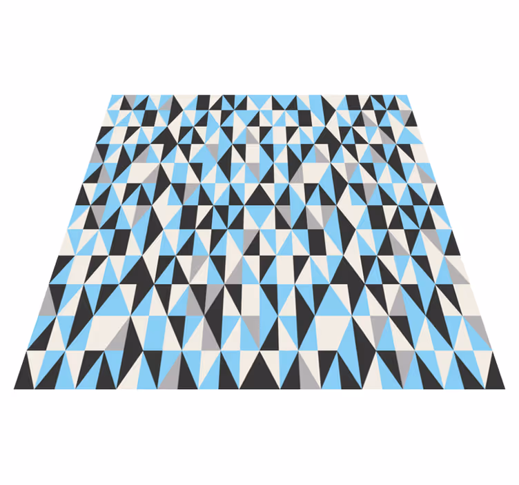 Tapete vinílico geométricas com motivo triangular - TenStickers