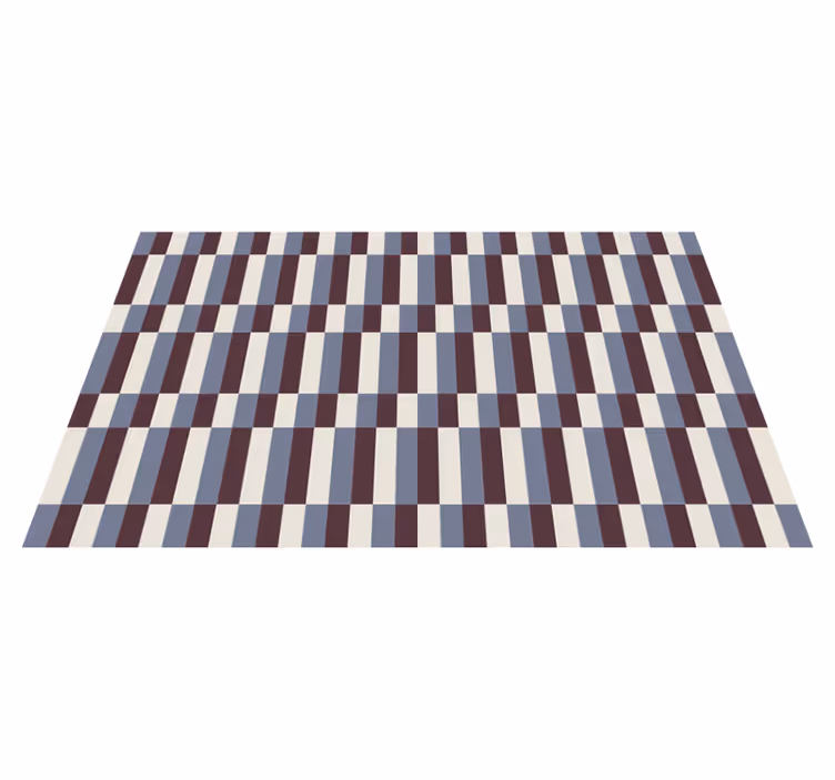 Ladrilhos de mosaico quadrados marrons e brancos - TenStickers