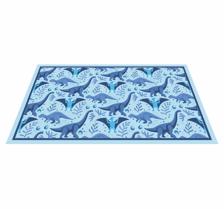 Dinossauros azuis para brincar de bebê - TenStickers