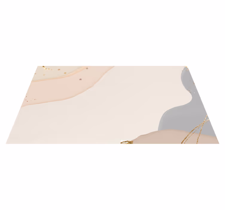 Tapete vinílico minimalista ondas suaves abstratas - TenStickers