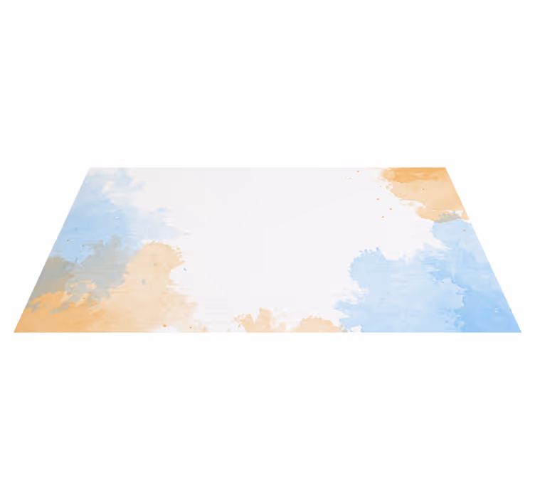 Tapete vinílico casa de banho tons suaves de aquarela - TenStickers