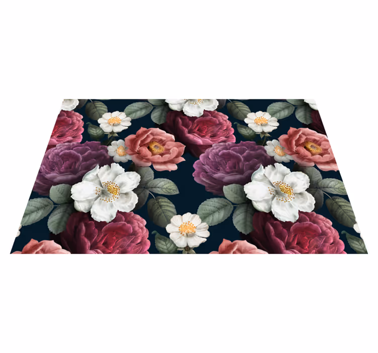 Tapete vinílico flores e plantas sofisticação botânica - TenStickers