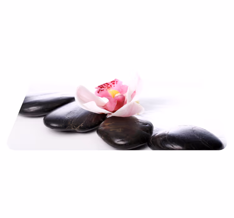 Tapete vinílico natureza serenidade floral elegante - TenStickers