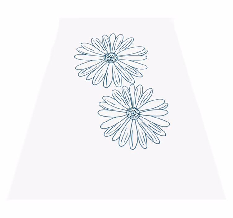Tapete vinílico flores e plantas toque floral delicado - TenStickers