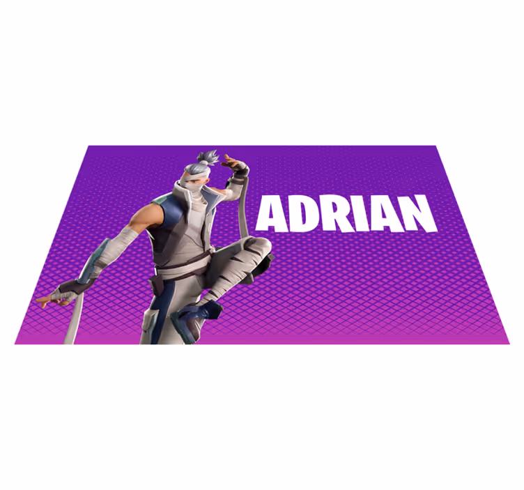 Tapete vinílico juvenil personagem de jogo personalizado - TenStickers