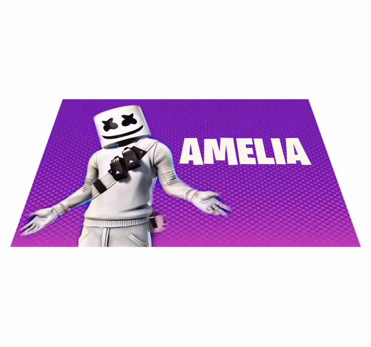 Tapete de quarto de menino de marshmallow de videogame - TenStickers