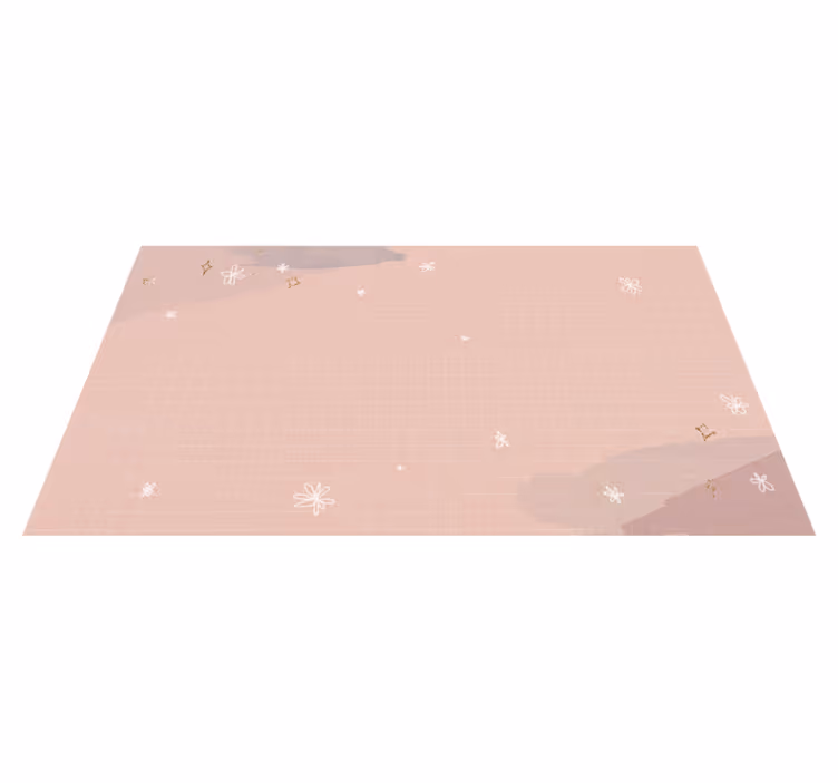 Tapete vinílico estrelas design bege minimalista - TenStickers