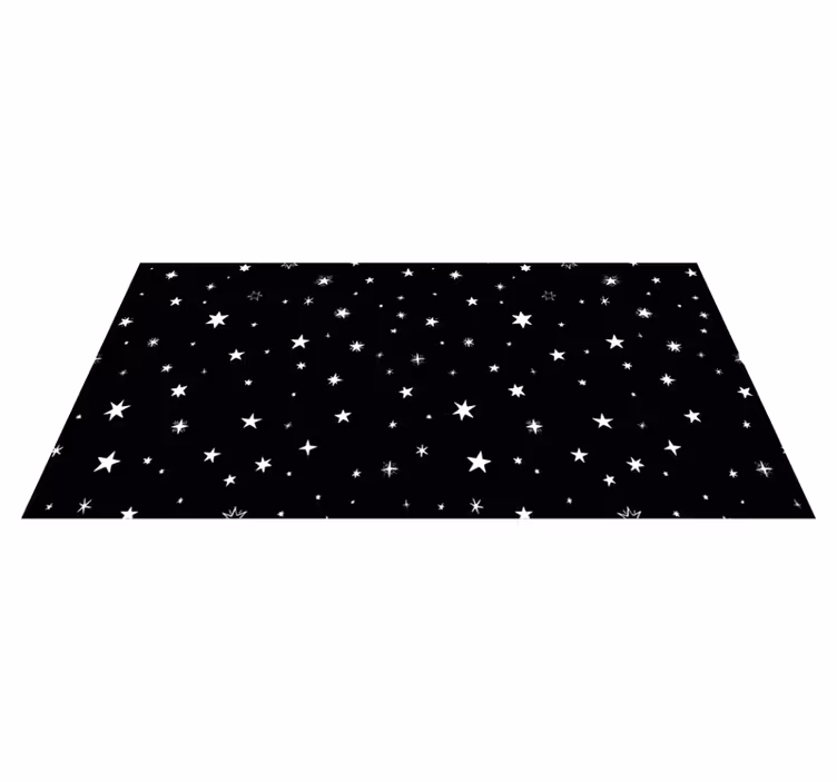 Tapete vinílico estrelas motivação da noite celestial - TenStickers