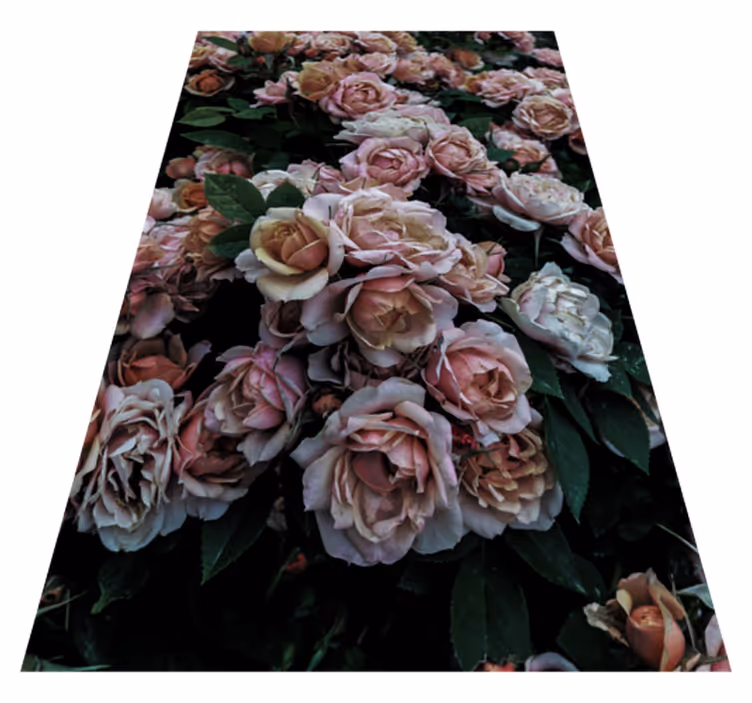 Tapete vinílico flores e plantas elegante arranjo floral - TenStickers