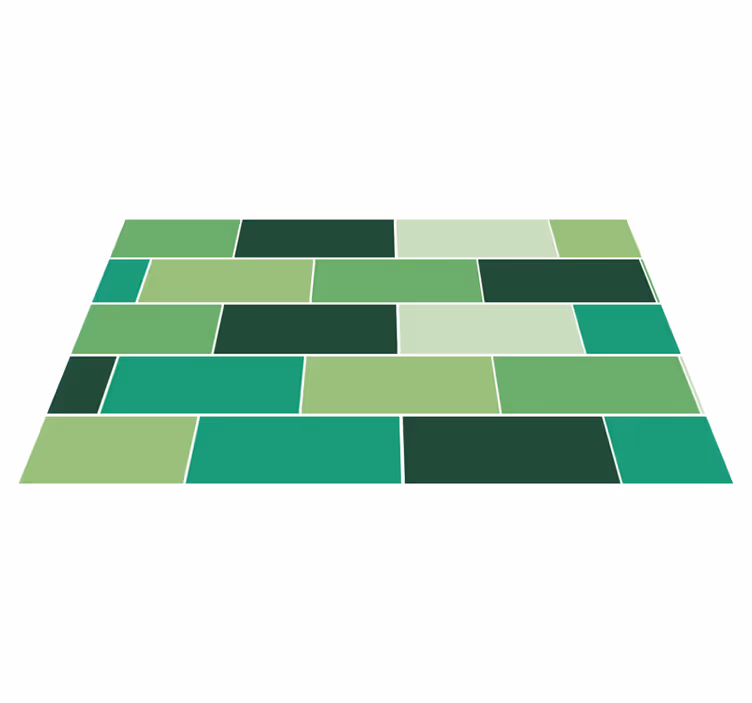 Tapete de vinil em tons de verde - TenStickers