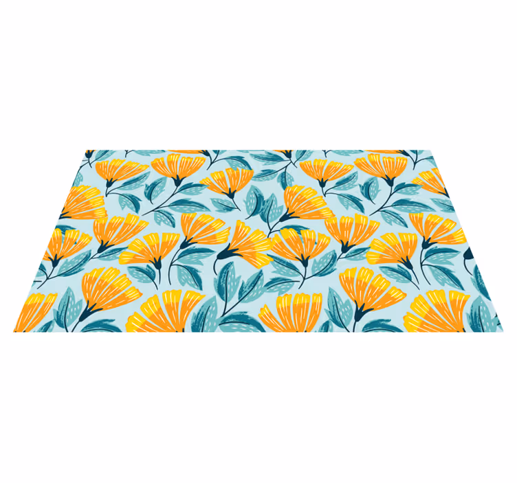 Tapete vinílico flores e plantas motivo botânico animado - TenStickers