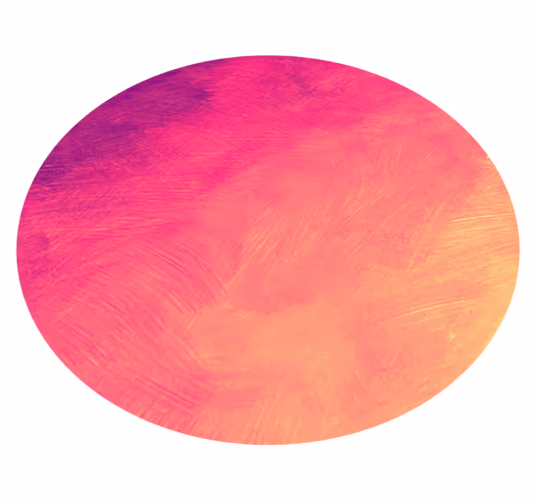 Tapete vinílico quarto arte circular gradiente - TenStickers