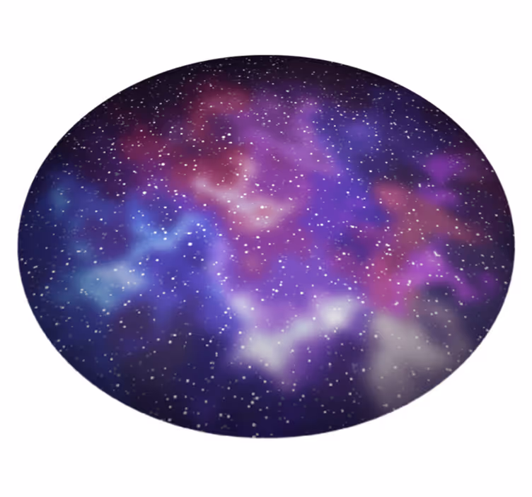 Tapete vinílico estrelas inspirado na galáxia - TenStickers