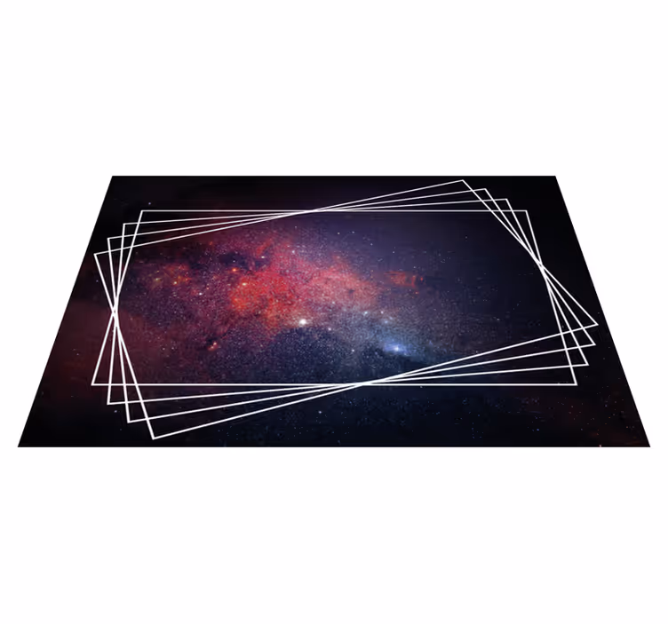 Tapete vinílico moderno padrões de nebulosas cósmicas - TenStickers